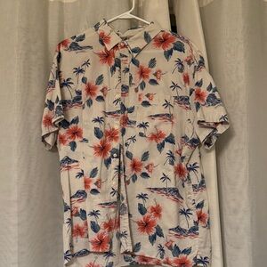 Floral Hawaiian Shirt for Men. American Eagle